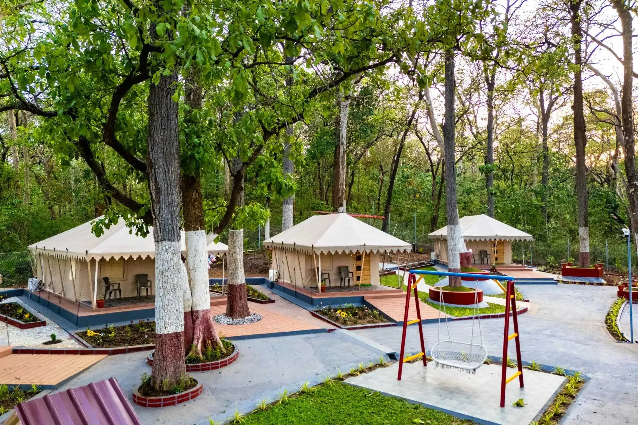 Forest safari retreat garden view Forest safari retreat garden view