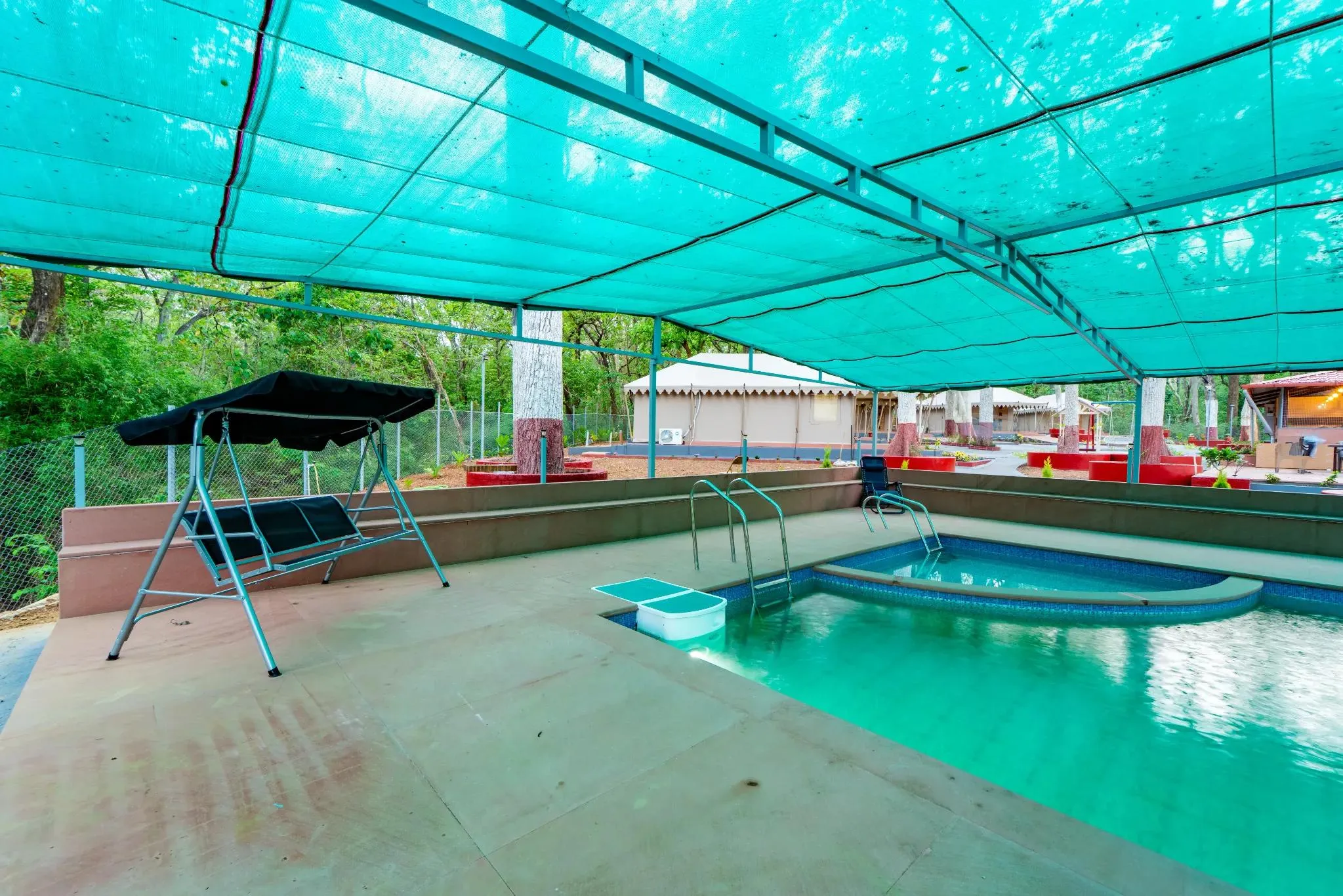 Forest safari retreat pool view Forest safari retreat pool view